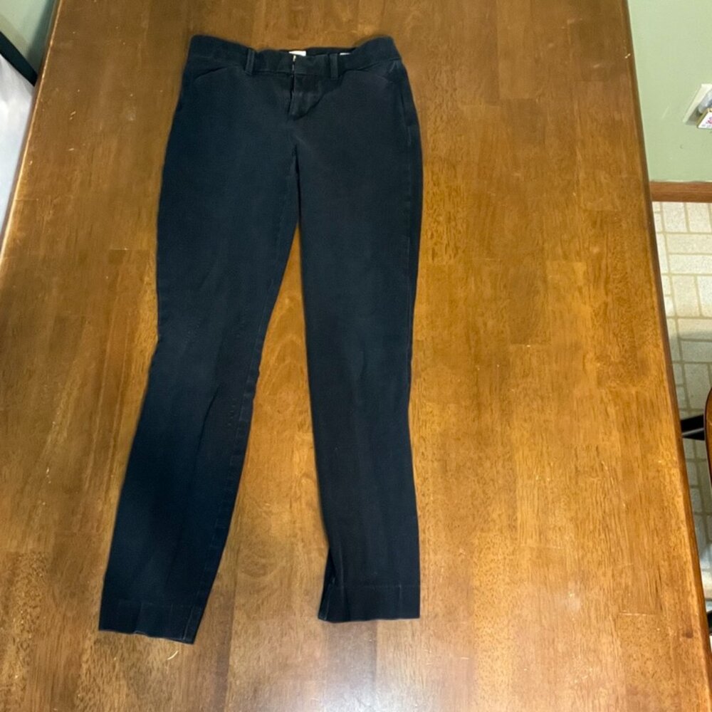 GAP | Black | Mid-Rise Skinny Ankle Dress Pants